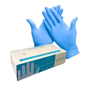 GUANTES DE NITRILO AZUL TALLA XS - CAJA X 100 UND - KRAMER