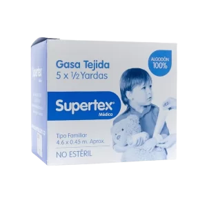 VENDAS DE GASA DE 4 PULG  X 5 YARDAS - ROLLO - SUPERTEX