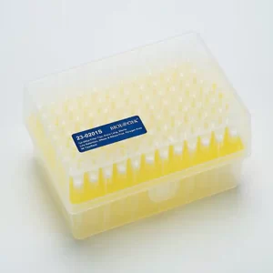 PUNTAS COLOR AMARILLO SIN FILTRO ESTANDAR, GRADUADA, ARO LARGO 200 UL, EN PP, NO ESTERIL, LIBRES DE RNASA, DNASA Y PIROGENOS. AUTOCLAVABLES - BOLSA X 1000 UND - BIOLOGIX