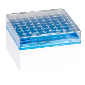 CRIOCAJA EN POLICARBONATO 10 X 10 PARA TUBOS DE 1 A 2 ML RANGO DE TEMPERATURA -196 A 121 C  TAPA NUMERICA - UNIDAD - SIMPORT