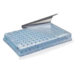 PELICULA DE SELLADO TRANSPARENTE NO ESTERIL PARA PLATO DE PCR X 96 MUESTRAS - PAQUETE X 100 UND - SIMPORT